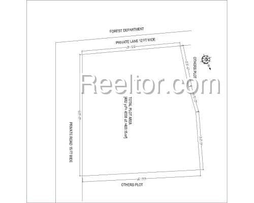 Image of Kerendari Plot for Rent, 3699 sqft
