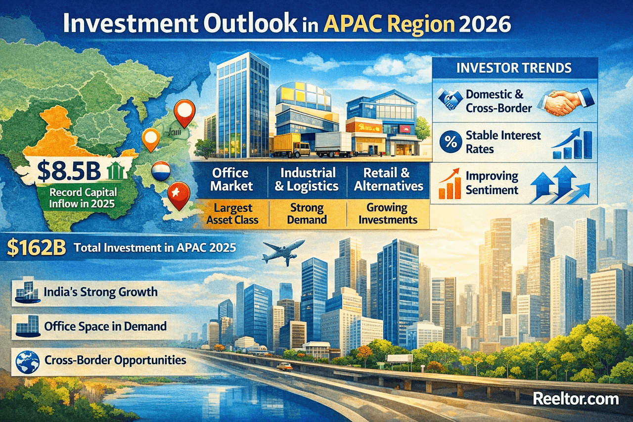 APAC Real Estate Investments Set to Strengthen in 2026; India Emerges Among Fastest-Growing Markets