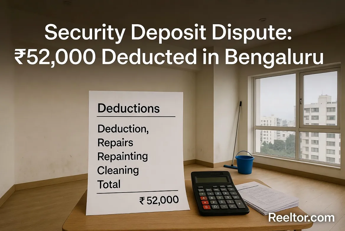 Bengaluru rental row raises key question: Can landlords deduct repair costs from security deposits?