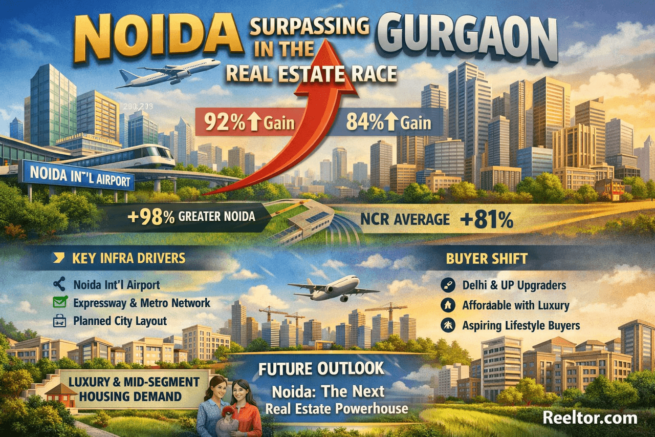 Gurgaon vs Noida: Which NCR City Is Winning The Real Estate Race?