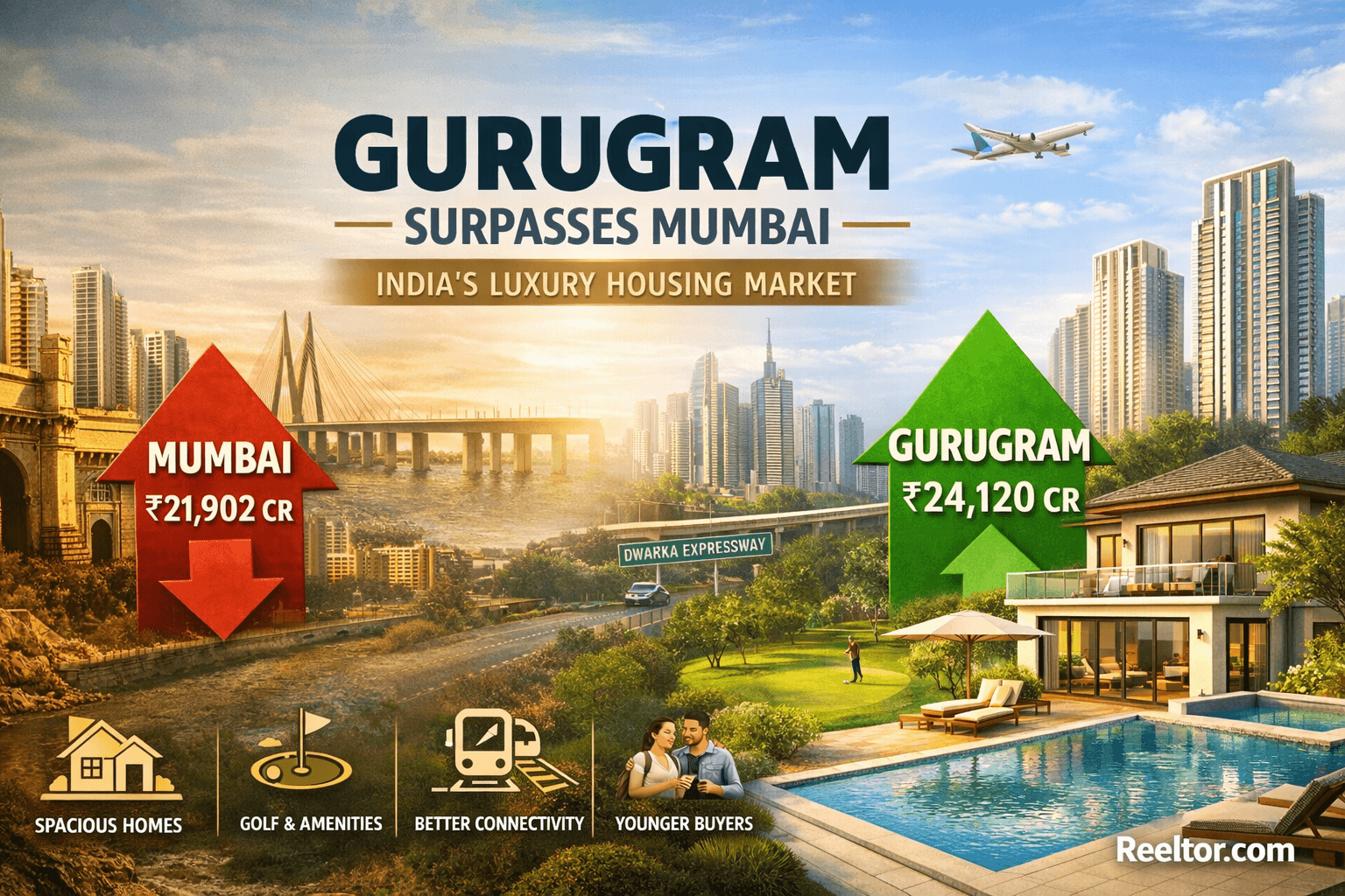 Gurugram Surpasses Mumbai in India’s Luxury Housing Market