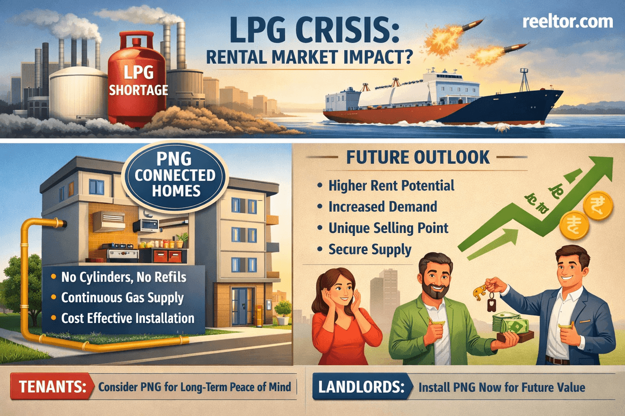 LPG Crisis in India: Will Apartments with Piped Natural Gas (PNG) Connections Command Higher Rents?
