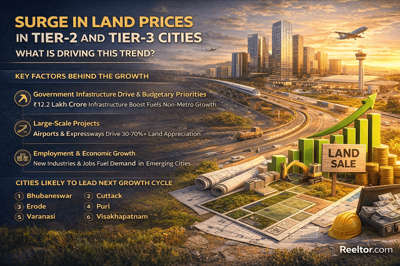 Surge in Land Prices in Tier-2 and Tier-3 Cities: What is Driving this Trend?
