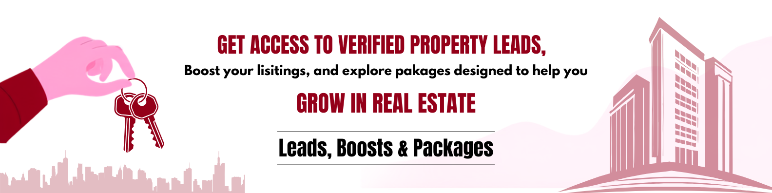 Get access to verified property leads