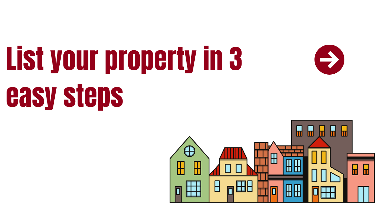 List your property in 3 easy steps