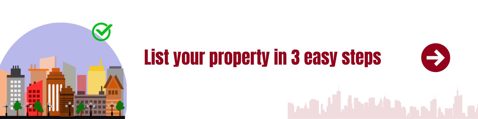 List your property in 3 easy steps